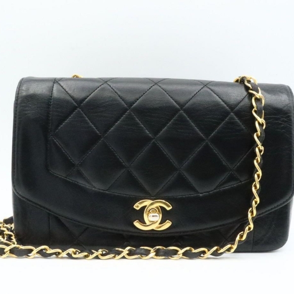 Chanel Lambskin Diana Bag - Picture 1 of 10